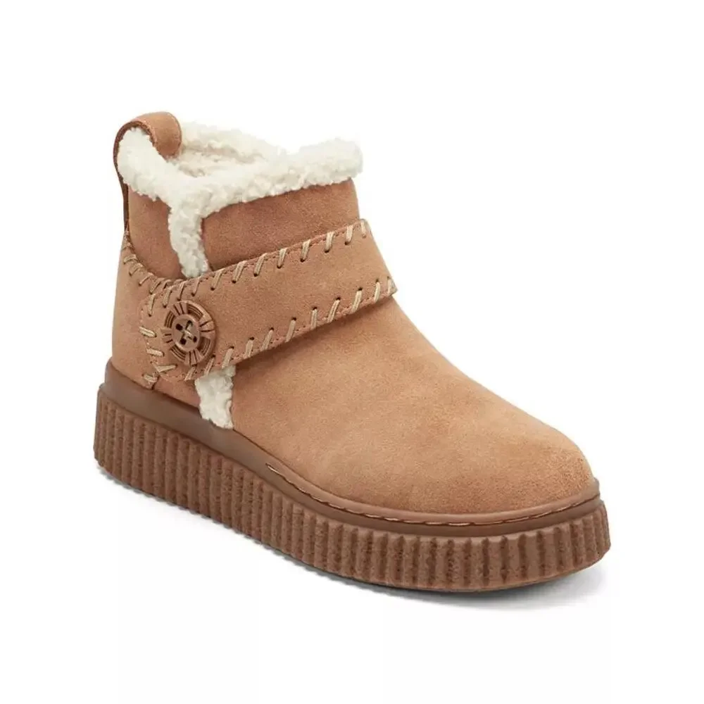 Easy Spirit Women's Brendan Cozy Waterproof Suede Booties Size 9.5 MSRP $149